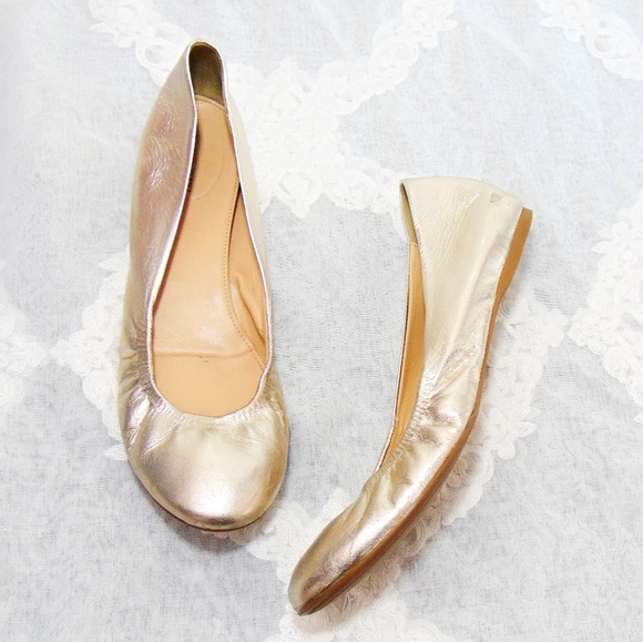 J. Crew Shoes - J Crew Cece Ballet Leather Flats